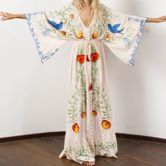 💔SOLD💔 Fillyboo strange magic kimono duster - Picture 2 of 8
